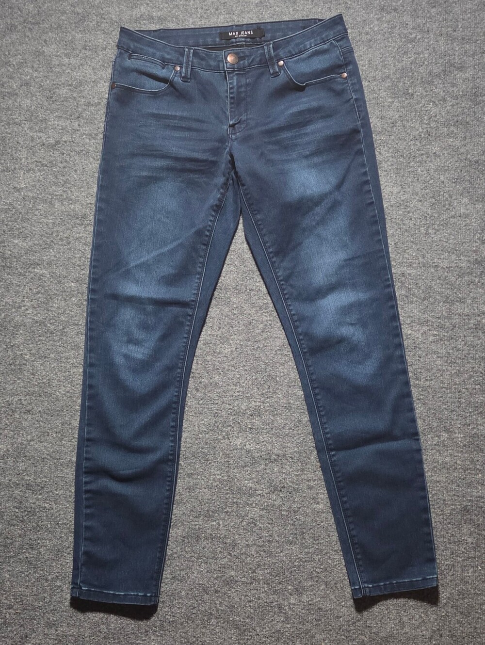 Max Jeans Dark Blue Jegging Skinny Fit Women's Denim Pants Size 6C